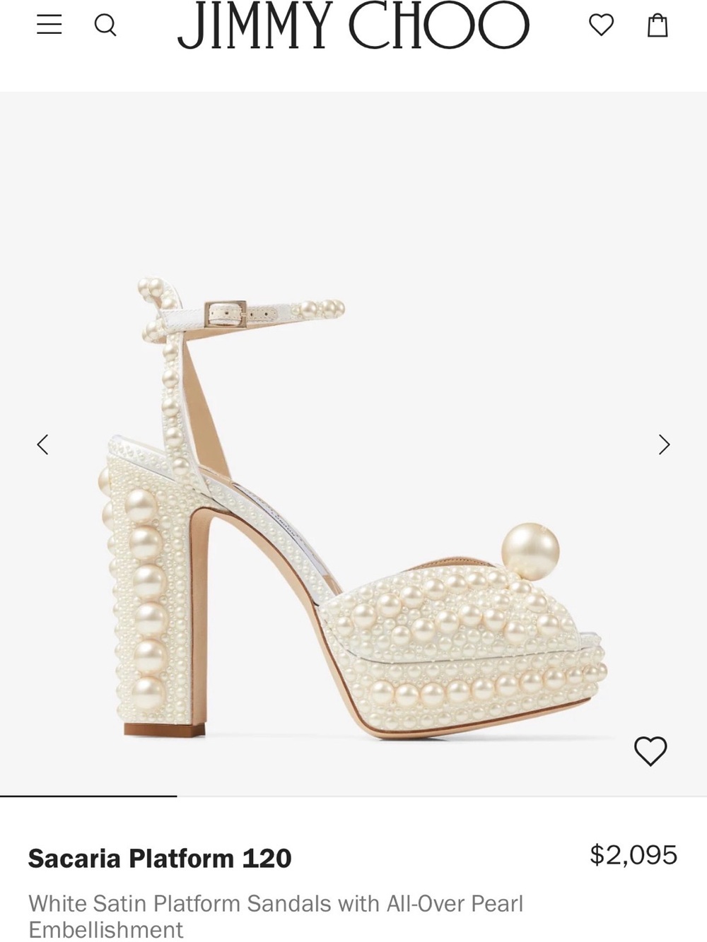 Jimmy Choo Sacaria Platform 120 - Picture 2 of 13